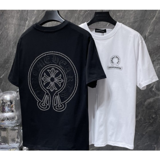 Chrome Hearts Rhinestone Horseshoe Tee